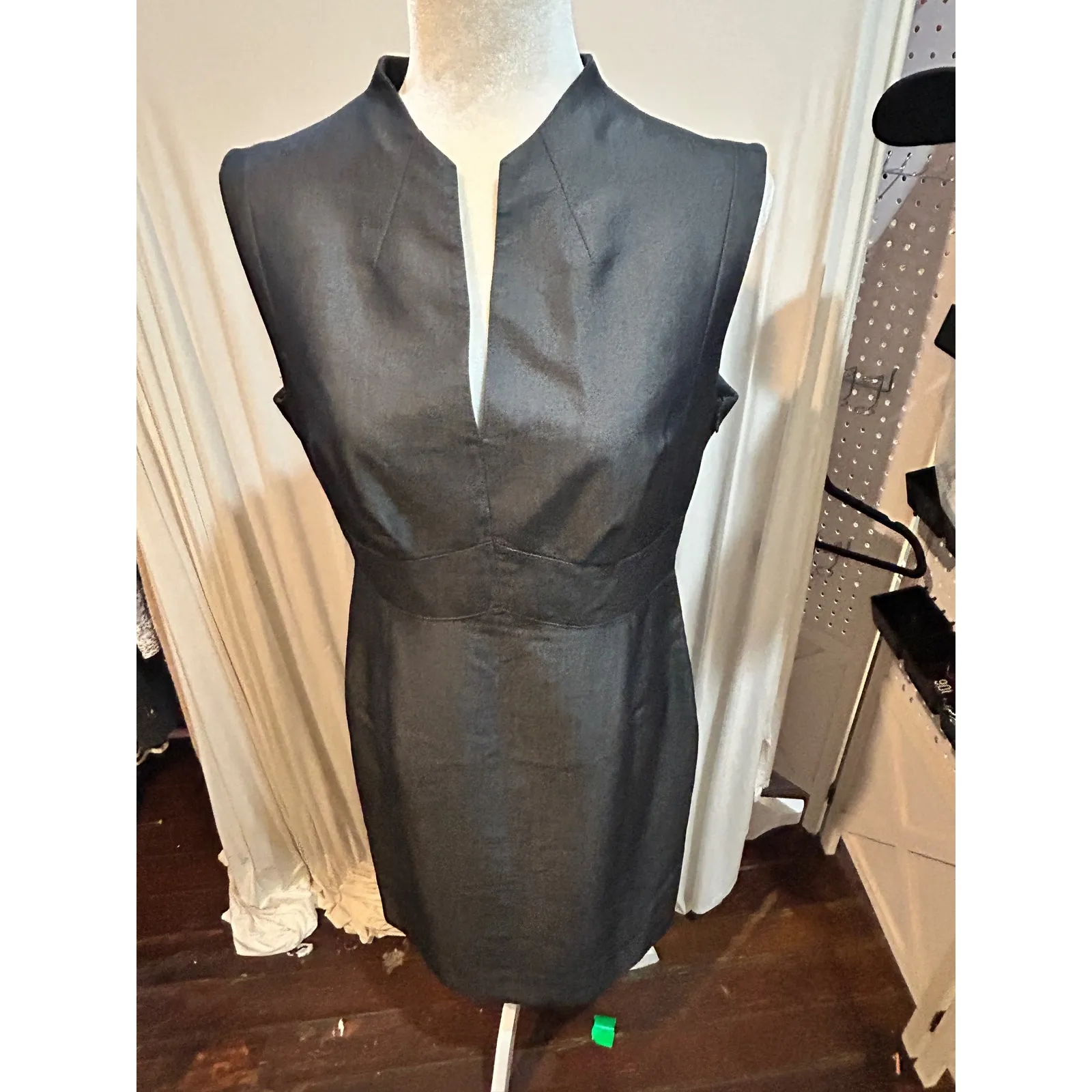 Antonio Melani Black Sleeveless Sheath Dress‎ Career Cocktail Party Elegant - Image 2