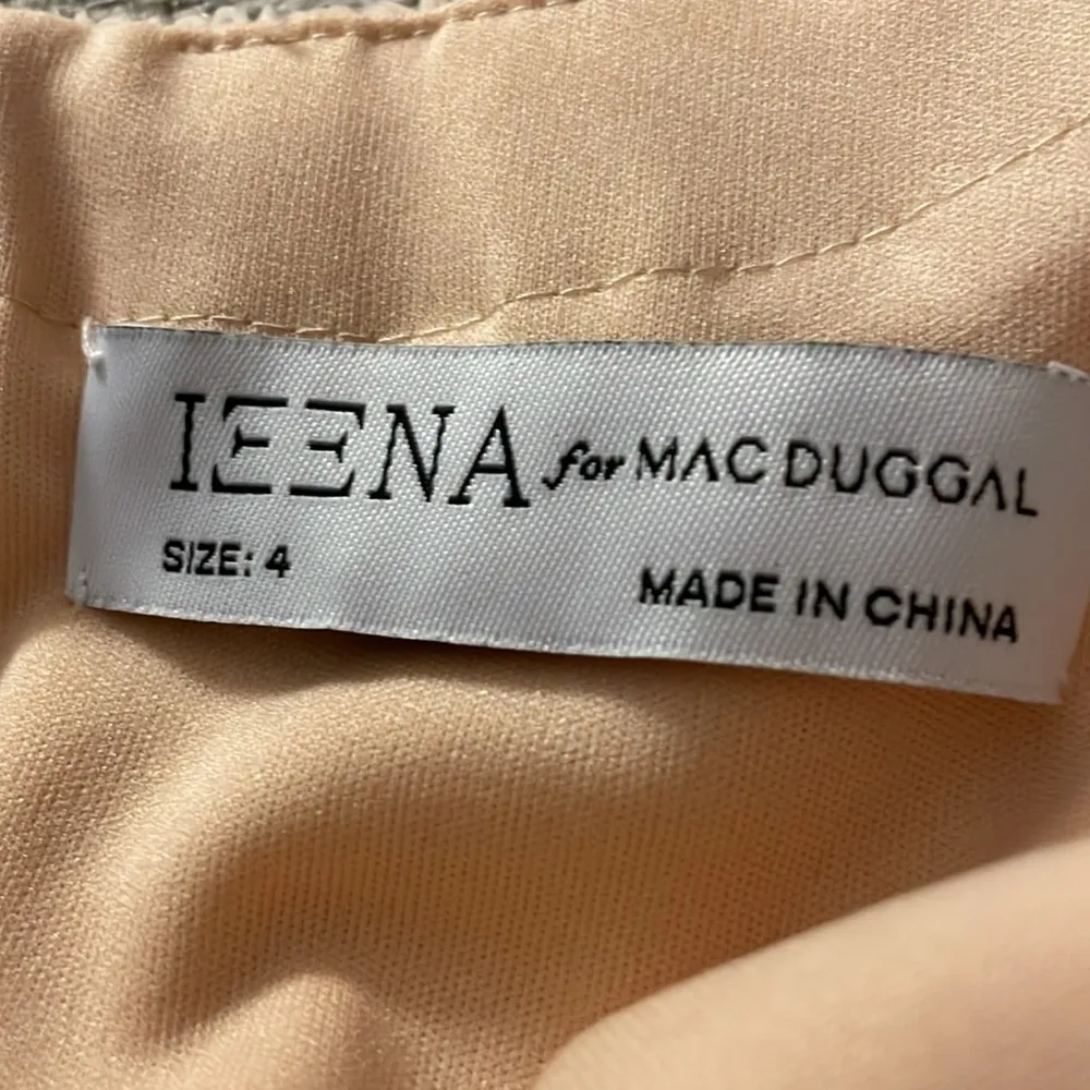 Mac Duggal  Sequined Cap Sleeve Fit & Flare Mini Dress NWT - Image 9