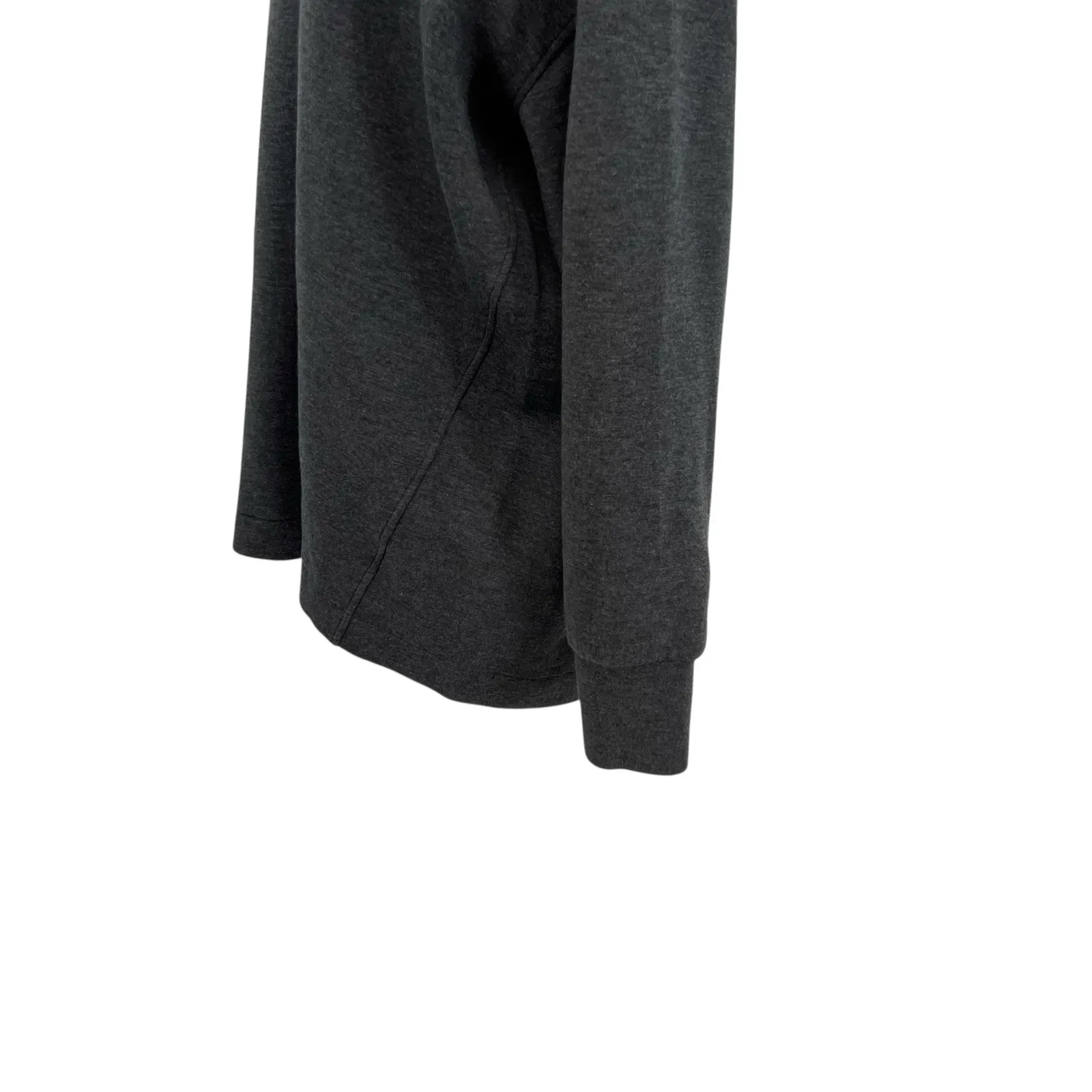 Spanx Brushed‎ AirEssentials Tunic Top Sweatshirt Dark Heather Gray Size Large - Image 7