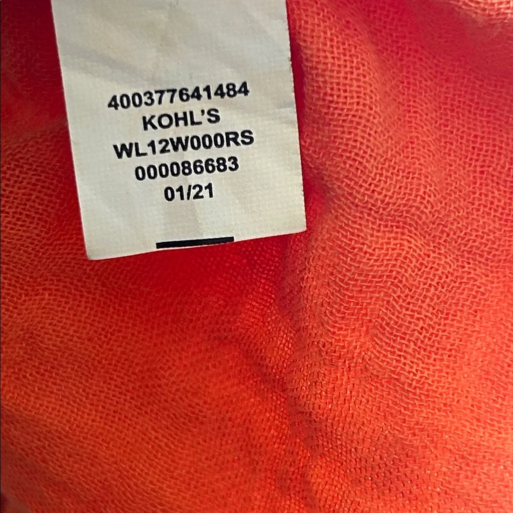 LC Lauren Conrad Vibrant Orange Blouse - Image 11