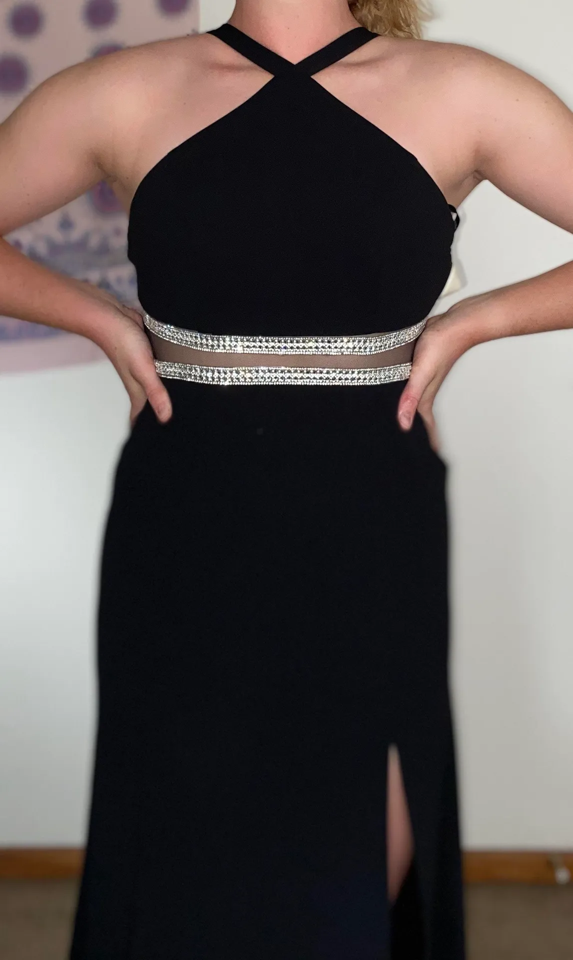 My Michelle Black Evening Gown - Image 4