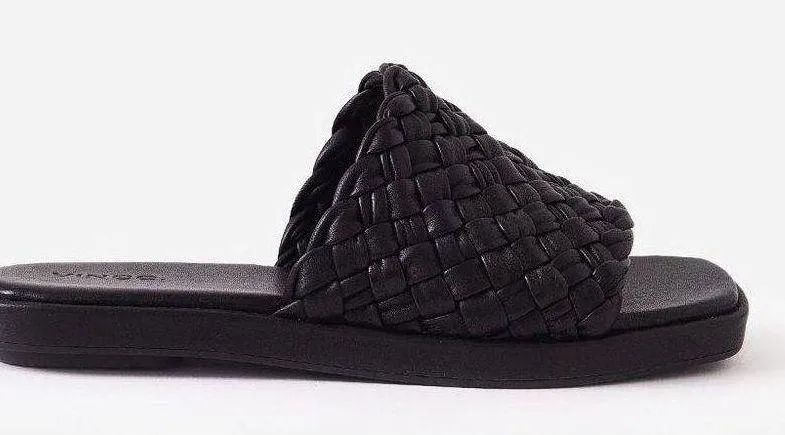 NWB Vince Rumi Sandal Black Size 9.5 Leather - Image 5