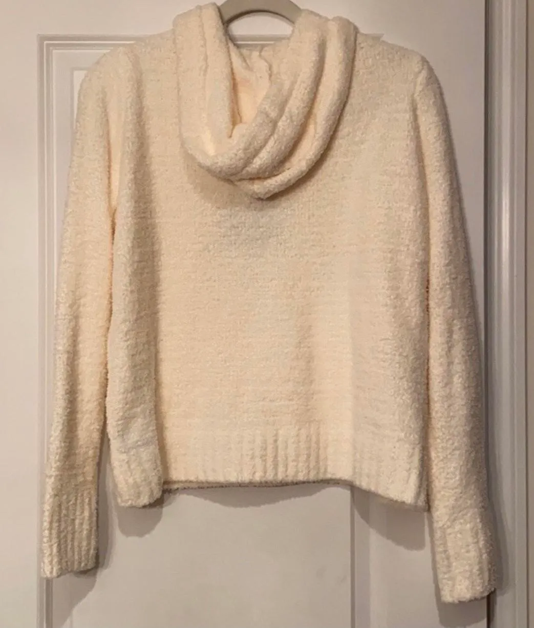 Cream Marled Pullover Sweatshirt - Image 2