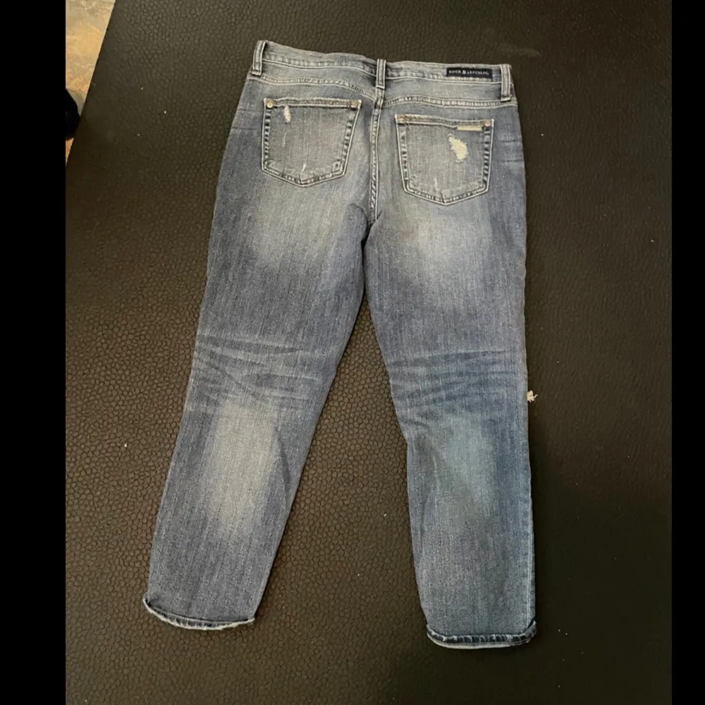 Rock and republic  size 10 -B6 Distressed crop Blue‎ Jeans - Image 4