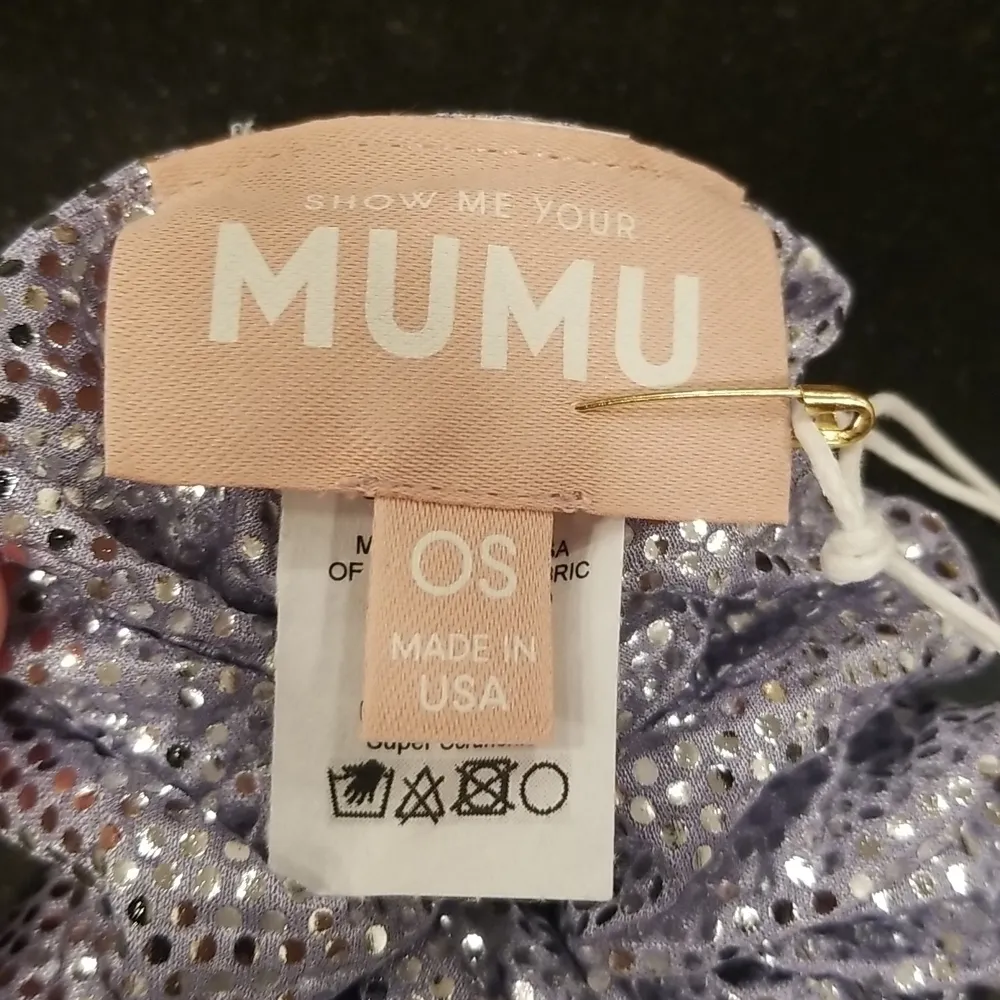 💕SHOW ME YOUR MUMU💕 Super Scrunchie ~ Silver Confetti NWT - Image 7