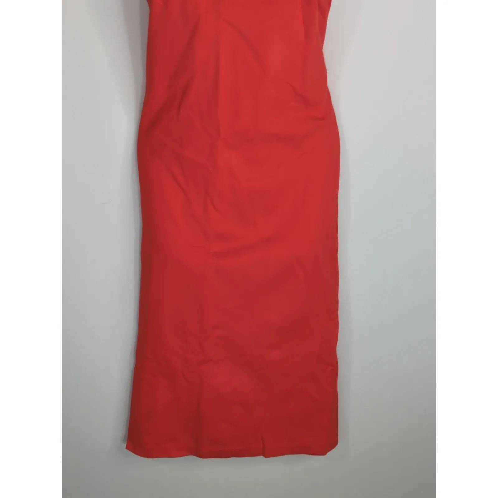Babaton Red Matheson High Neck Sleeveless Midi‎ Dress Size 4 Holiday Valentine - Image 5