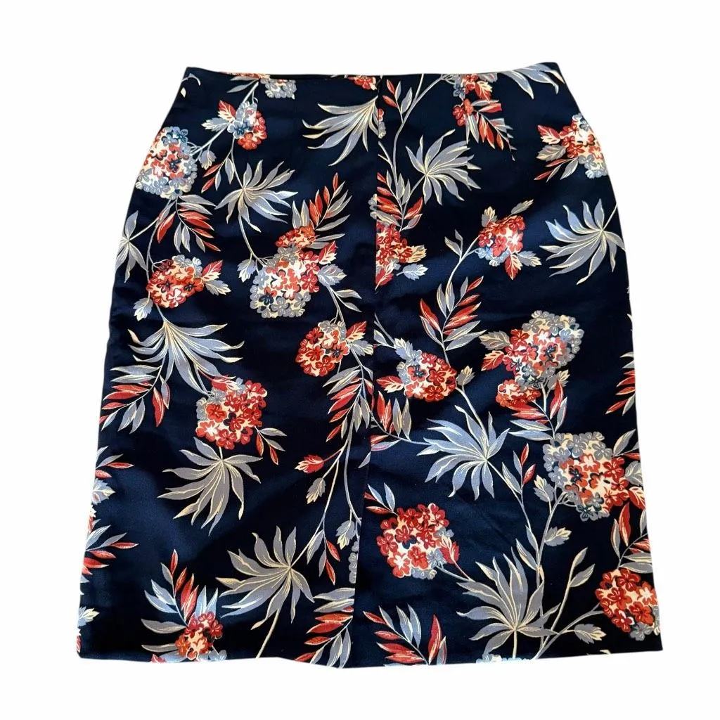 Ann Taylor Factory Floral Lined Pencil Career Skirt SZ 6 - Image 4