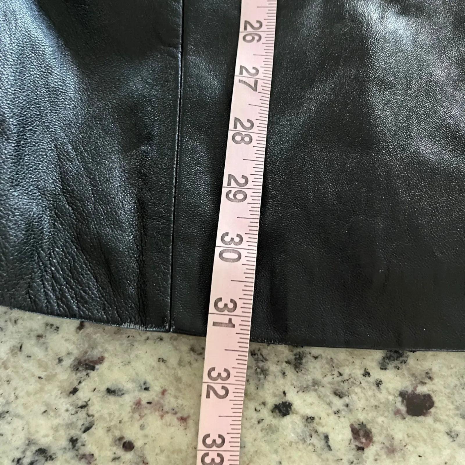 Leather Factory Firenze Italy Womens Black Leather Blazer Jacket Coat Sz 38 US 4 - Image 8