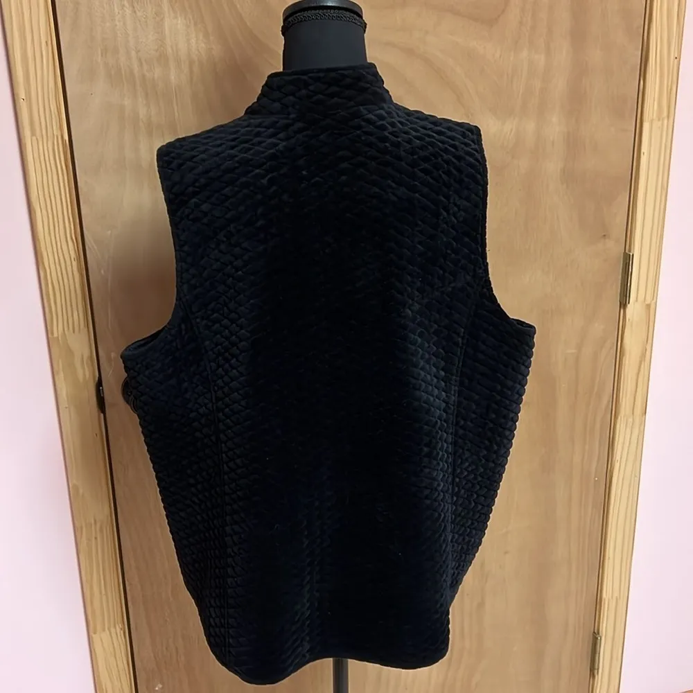 Coldwater Creek quilted vest size 1X - Image 3