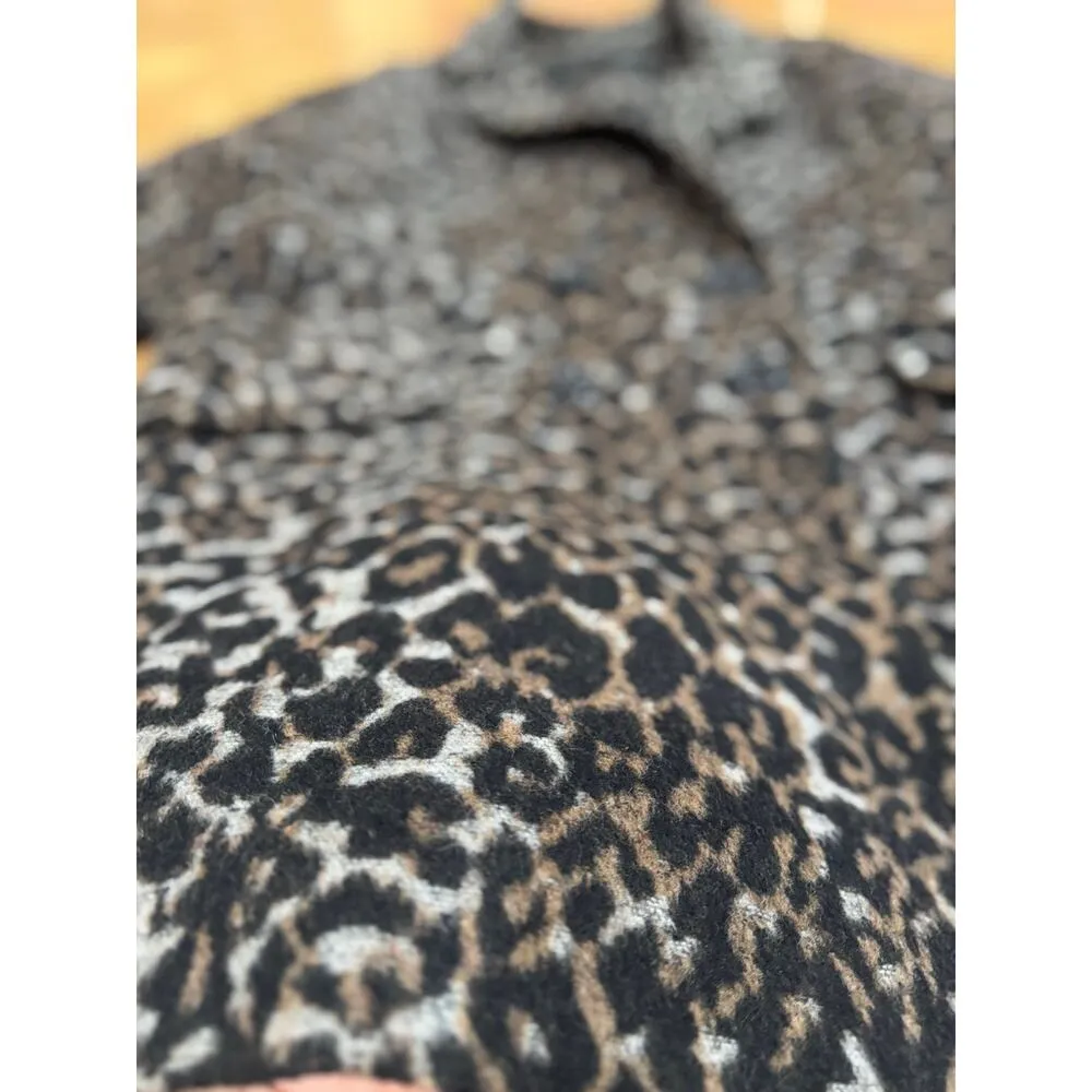 Coach wool blend 3/4 sleeve double breasted cocoon coat  XS - Image 11