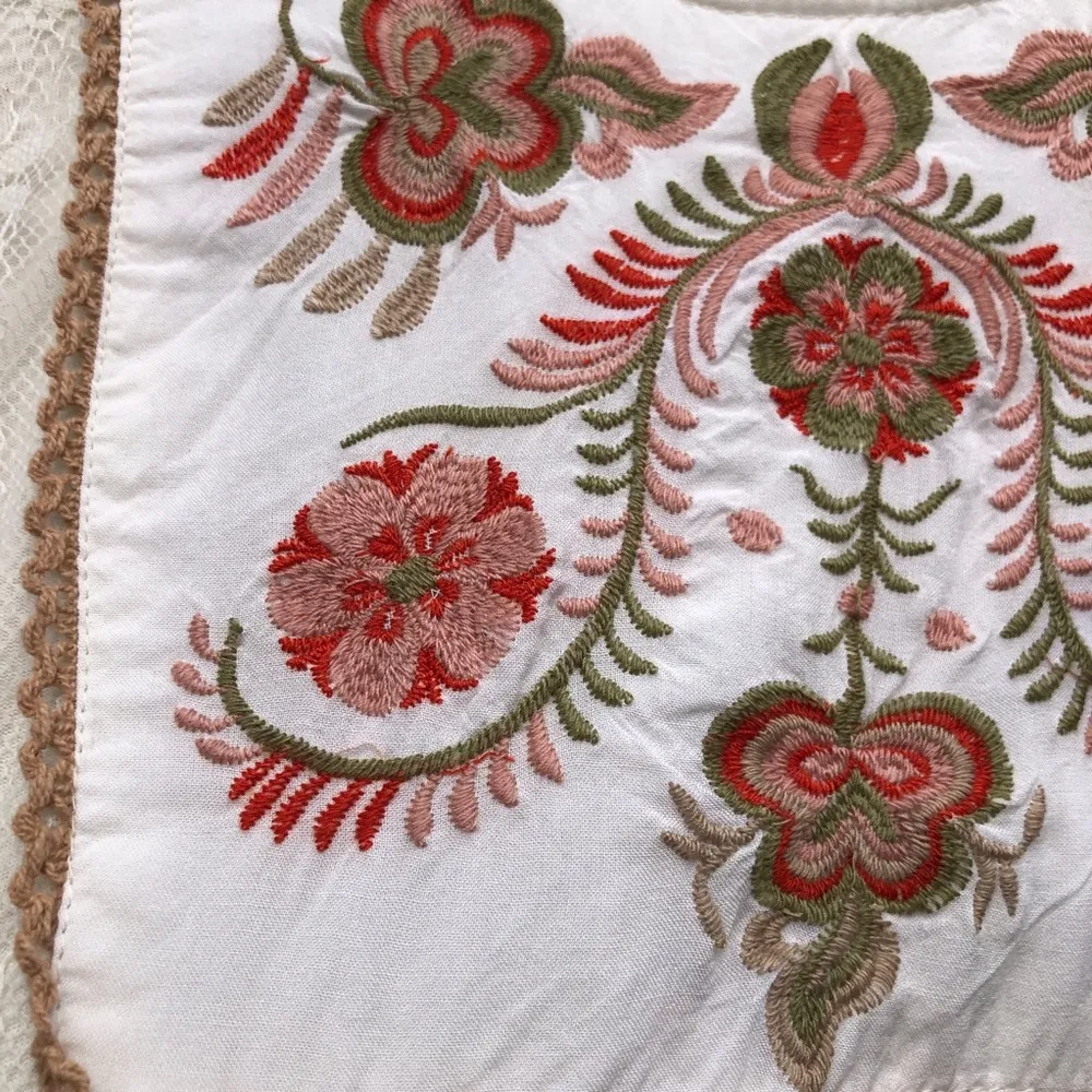 Anthropologie Bl-nk London Tali Embroidered Lace Top XS - Image 8