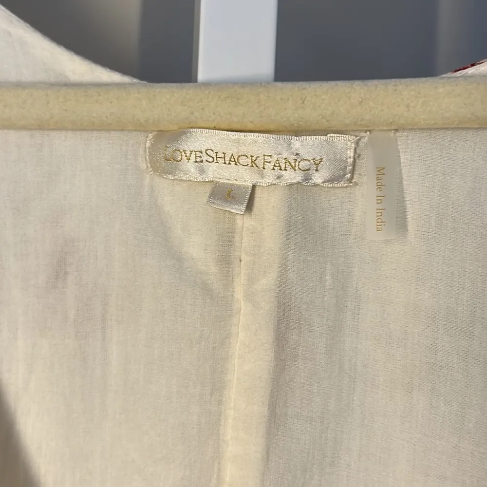 LoveShackFancy Lena Reversible Mini Dress Large - Image 9
