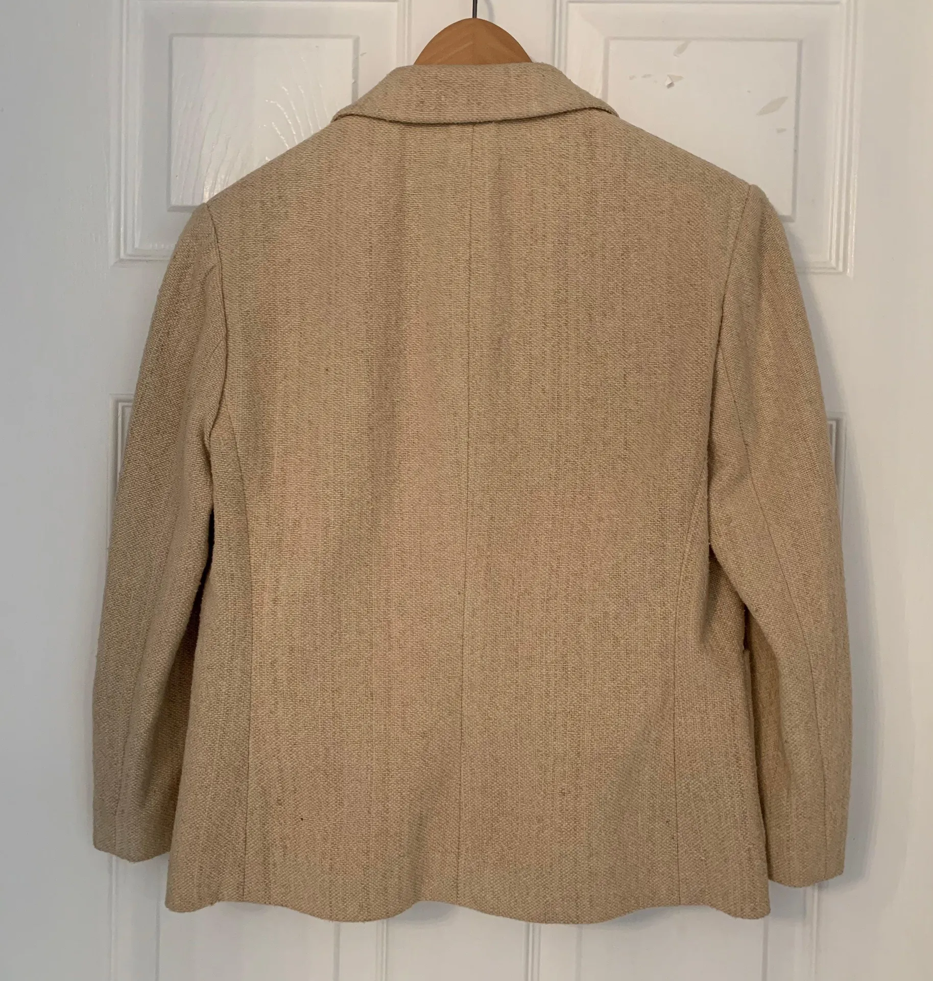 Black Label Silk Cotton Blend Blazer Jacket Size 4 - Image 2