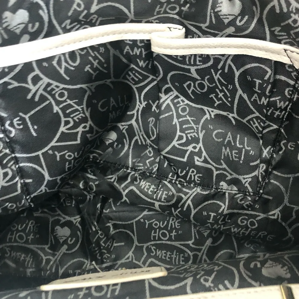 Betsey Johnson Spring Florals Large Double Handle Bag Big Bows Colorful 17X12” - Image 12