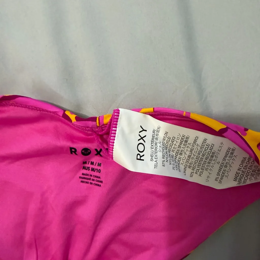 Roxy Pink and Gold Bikini Bottom - Image 3