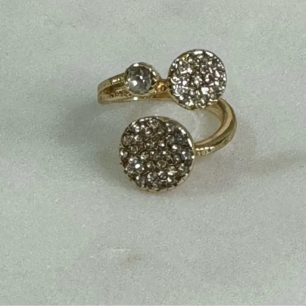 European and American style, popular fashion alloy, full rhinestone geometric Gold - Image 4