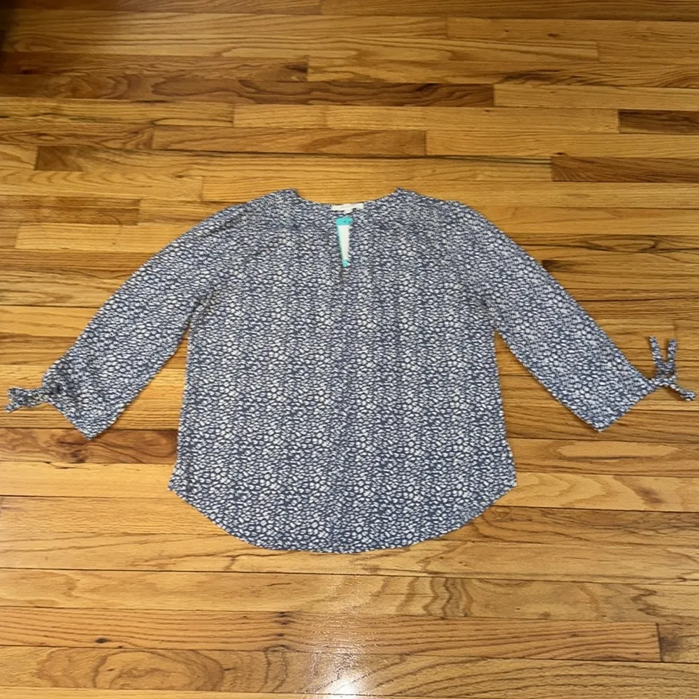 Tie Sleeve Blouse Sz L - Image 8