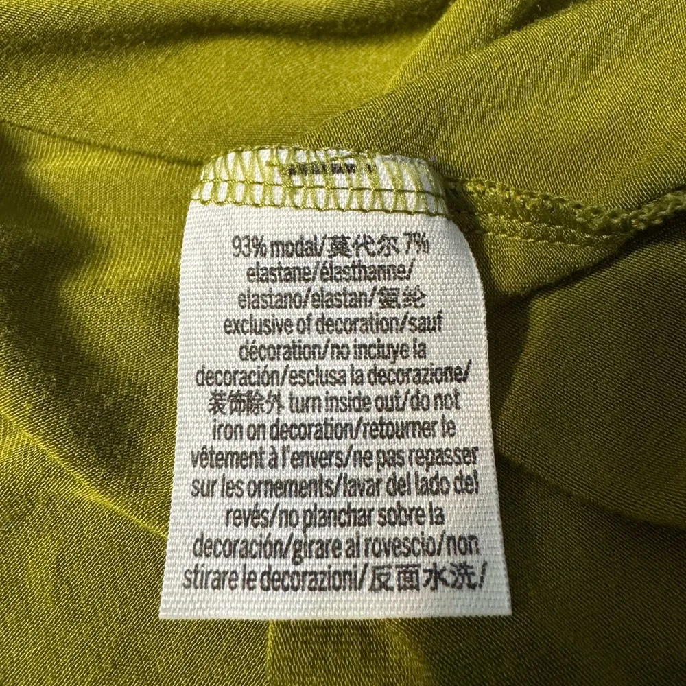 PINK Victoria's Secret Modal Boxy Oversized T-Shirt Mossy Green Size M - Image 12