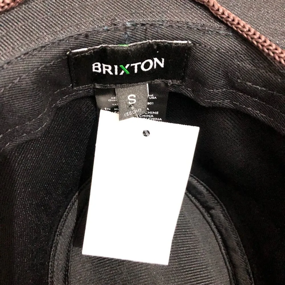 Brixton Black Unisex Field Crossover Hat Small NWT - Image 8