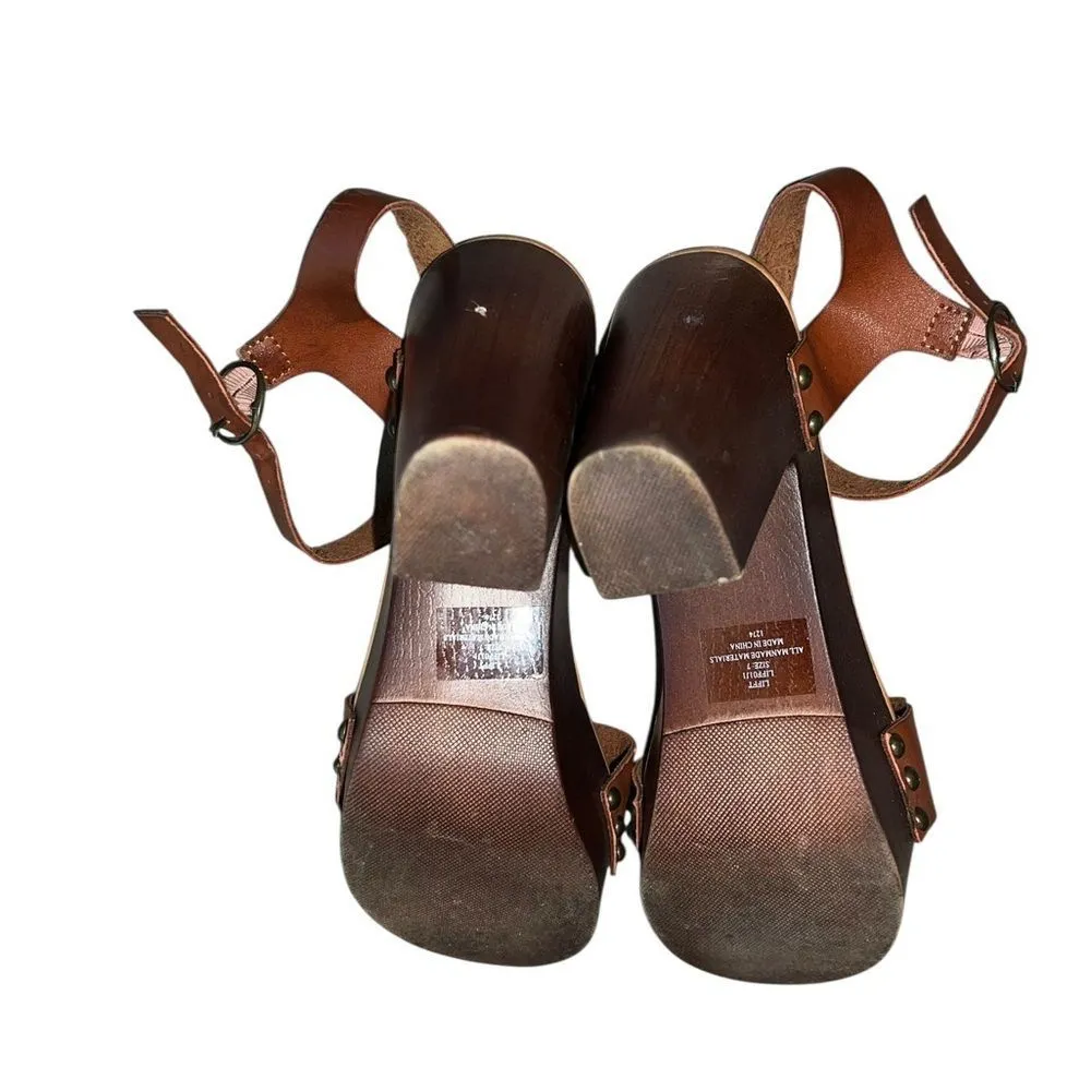 Steve Madden Tan Platform Sandals Size 7 - Image 5