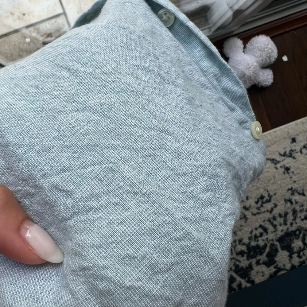 Oversized Linen Button down - Image 12