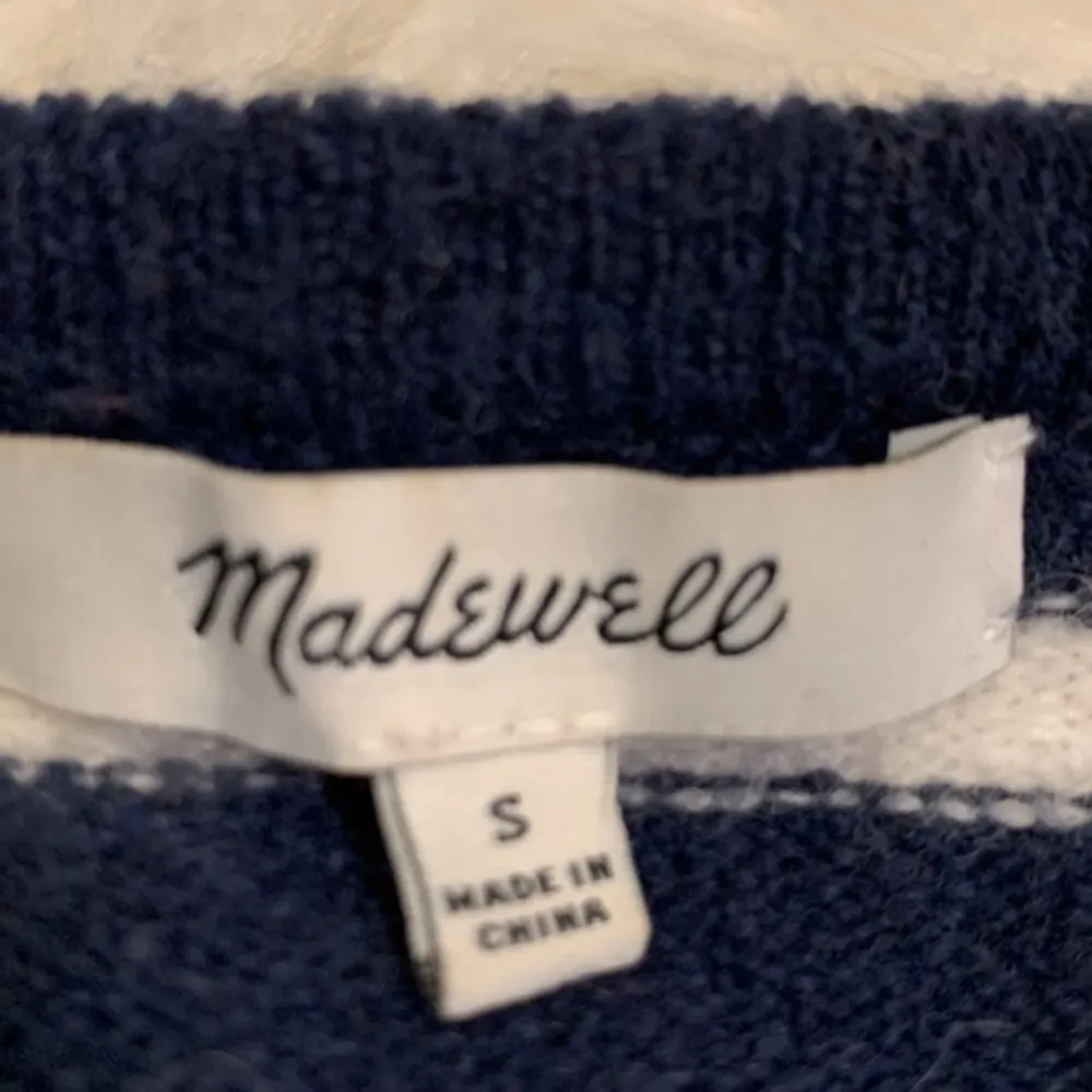 Madewell Cozy Walker wool alpaca blend open cardigan sweater S - Image 4