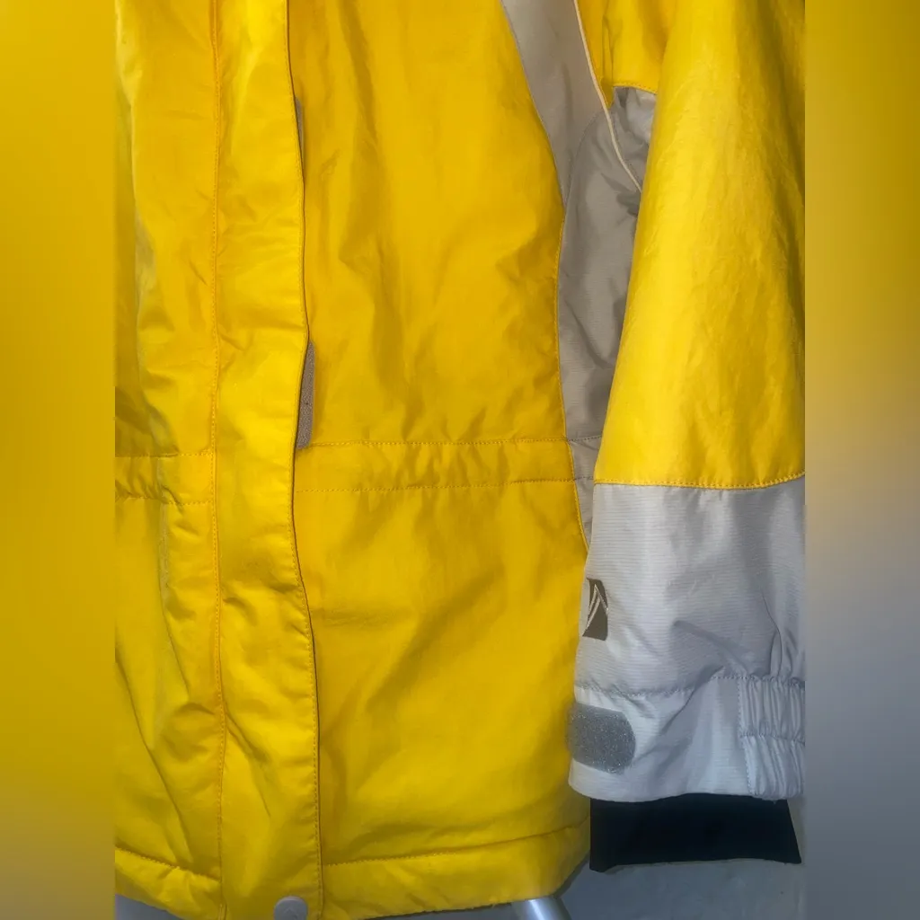 Alpine Design Yellow and Gray Ski Jacket Waterproof and Sporty Size Medium - Image 5