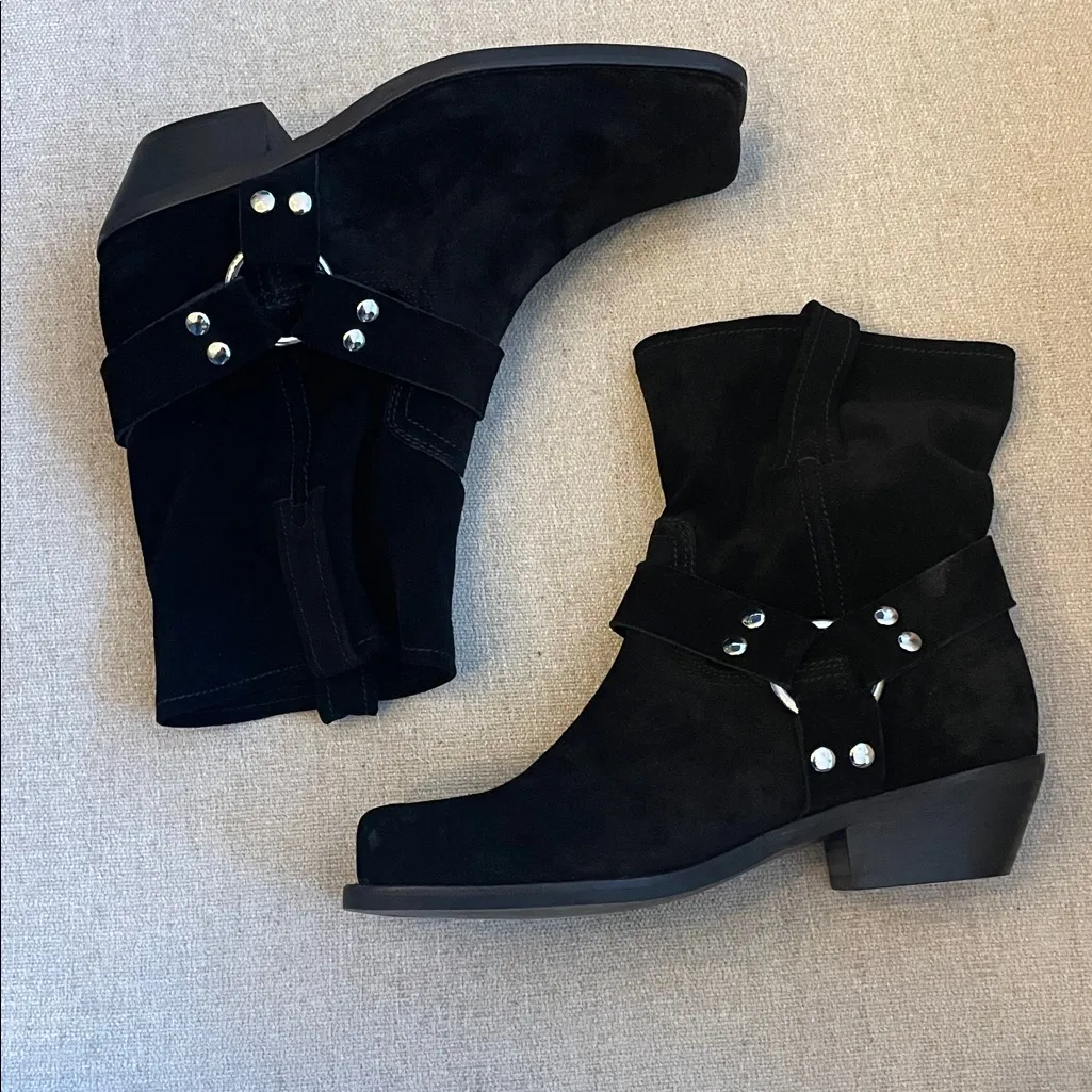 Jeffrey Campbell Waylon- Lo Suede Ankle Boots - Image 4