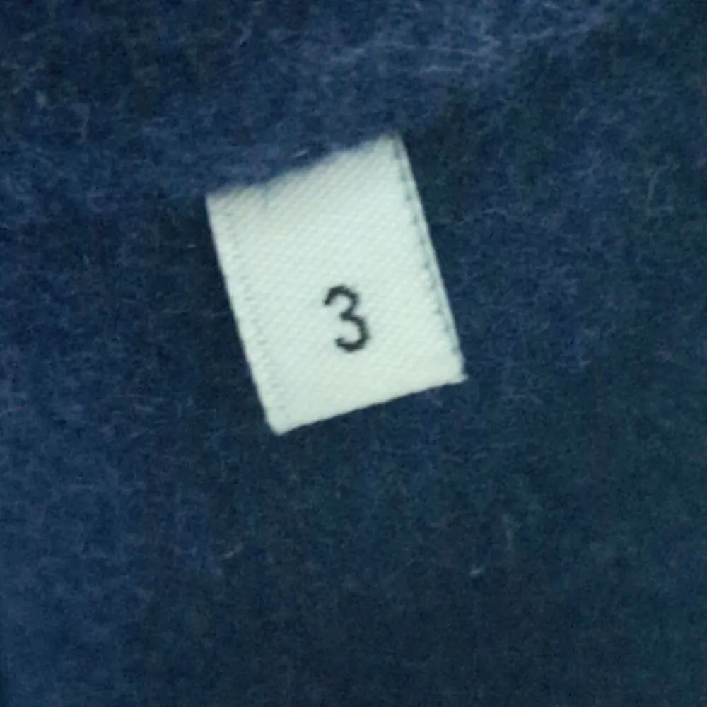 Sandro Paris Blue‎ Wool Belted Vest Long Coat Outdoor Topper Layer Size 8 - Image 9