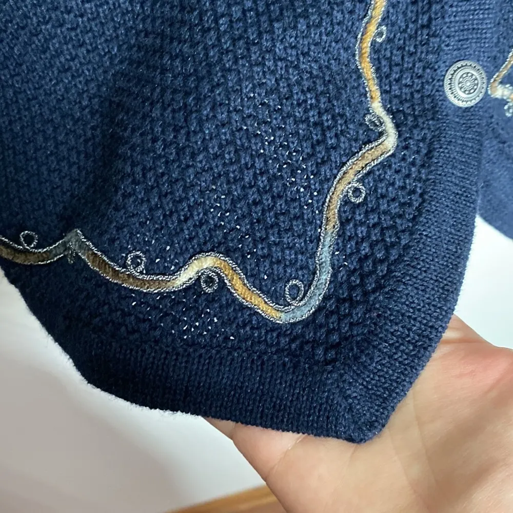 Vintage Koret embroidered Western style buttoned vest size Sp - Image 86