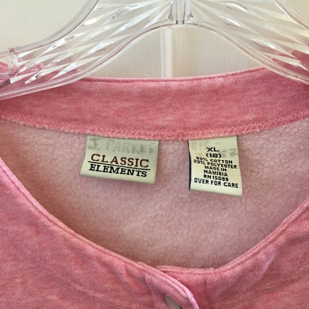 Classic Elements FINAL MARKDOWN  snap front sweatshirt xl - Image 4