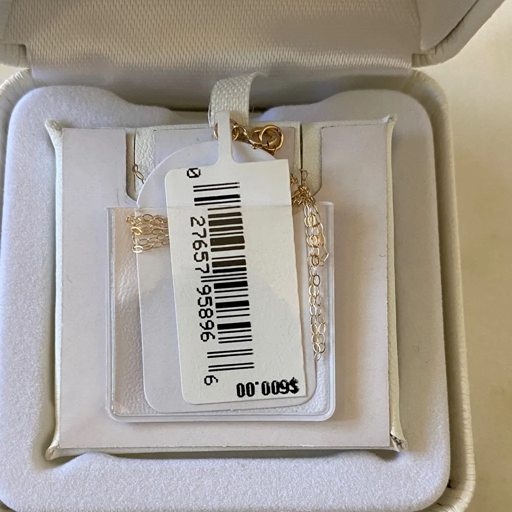 NWT Everlasting Gold 14k Gold & White Gold Crucifix Pendant Necklace - Image 6