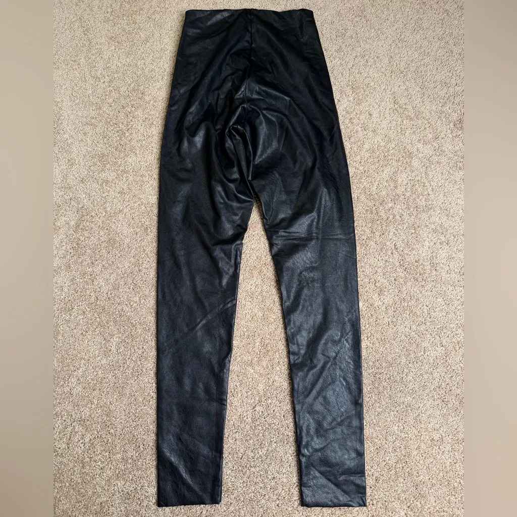 Commando Faux Leather Leggings Black Size Medium - Image 4