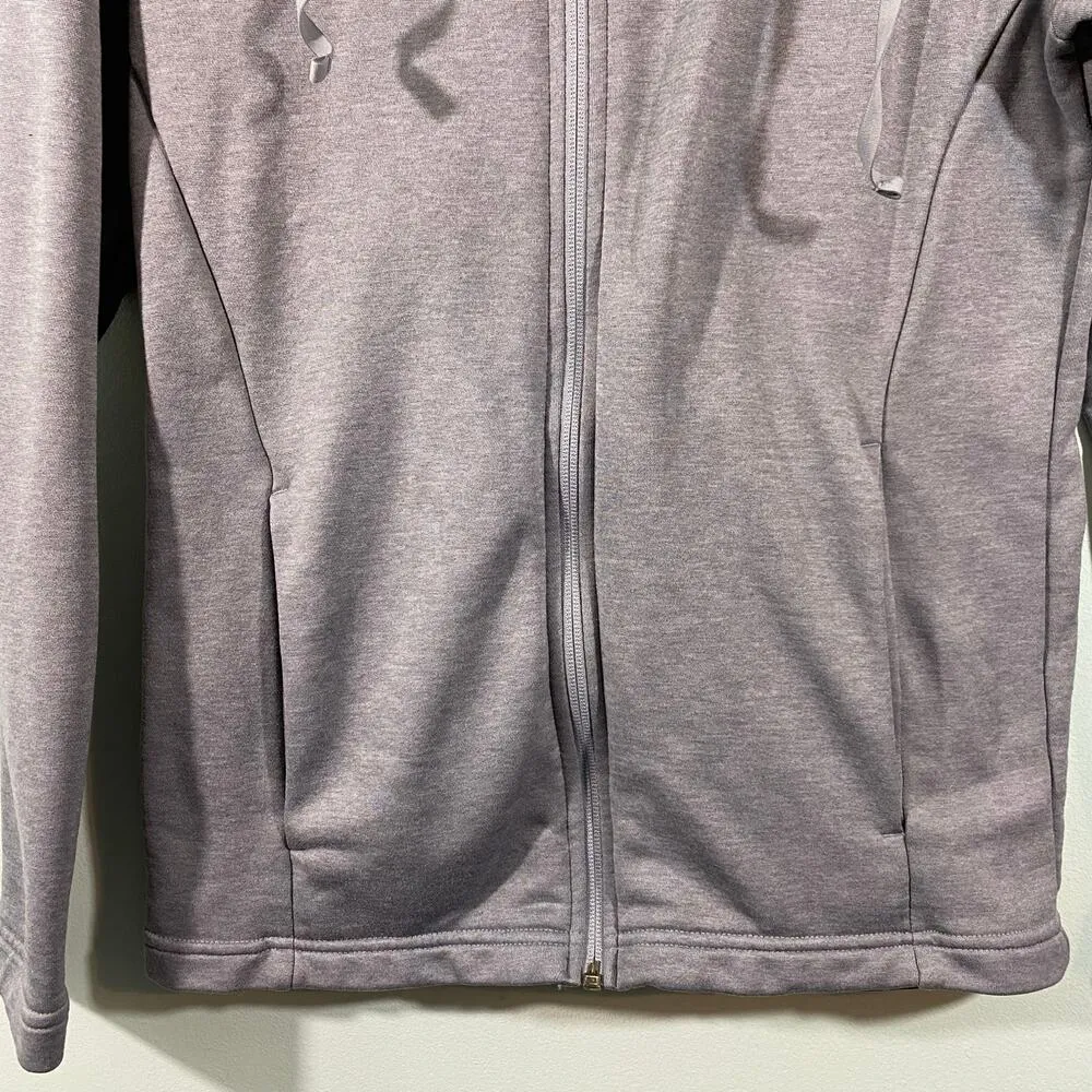 Under Armour Women's Grey Cold Gear Full Zip Slim Fit Hoodie Size S - Image 3