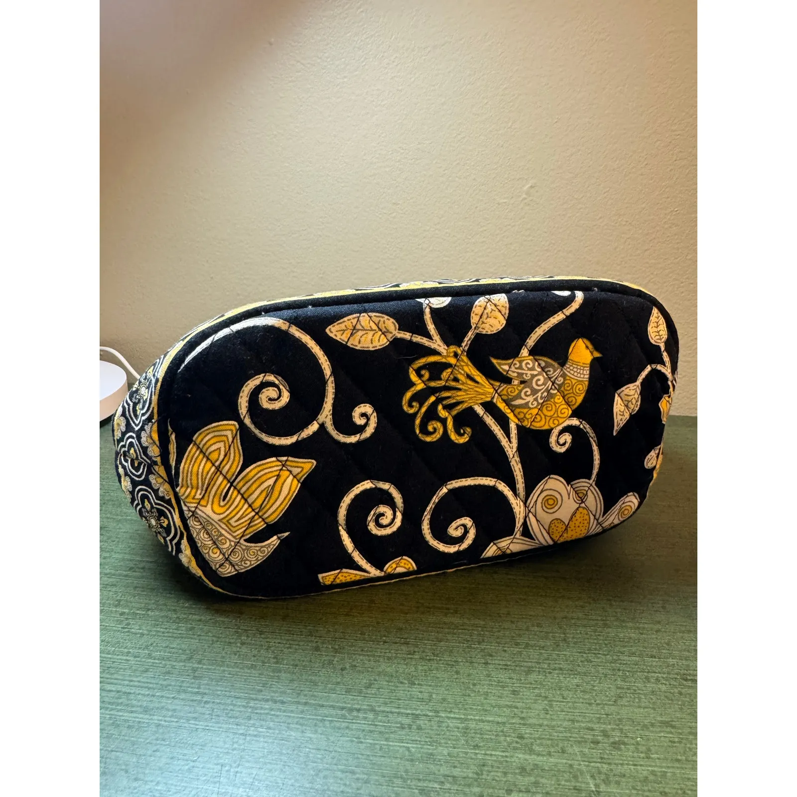 Vera Bradley Retired Yellow Bird Pattern Small Bucket Bag - Image 5