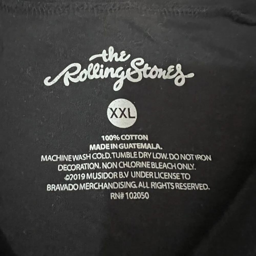 Rolling Stone Women's XXL 1975 - US Tour Tongue Logo Classic Retro Tee - Image 6