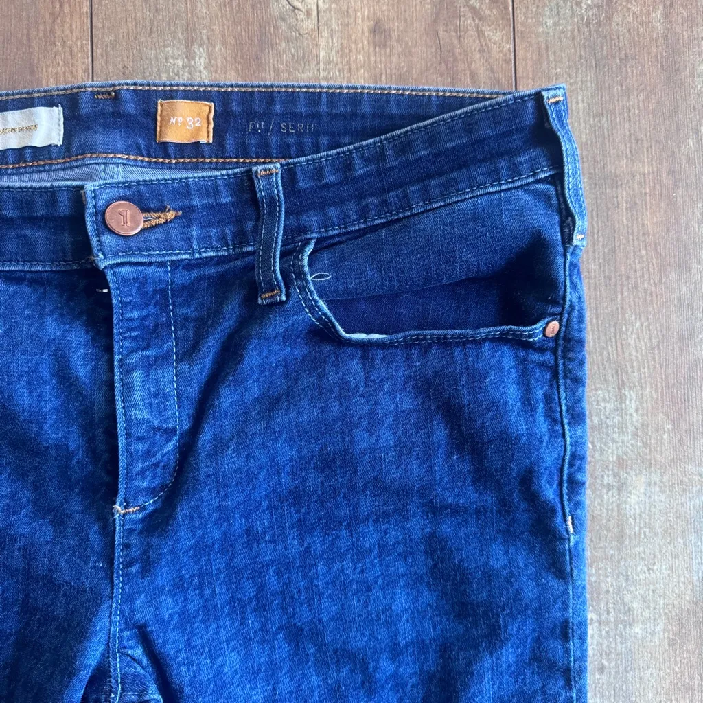 Anthropologie Pilcro and the Letterpress Houndstooth Mid-Rise Skinny Jean Sz 32 - Image 4