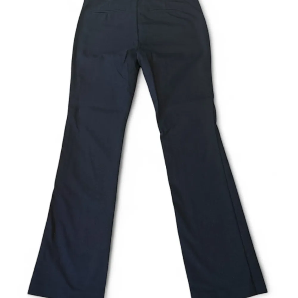 Ecru  Women’s Cotton Blend Stretch Flared Pants Midnight Blue Size 4 - Image 2