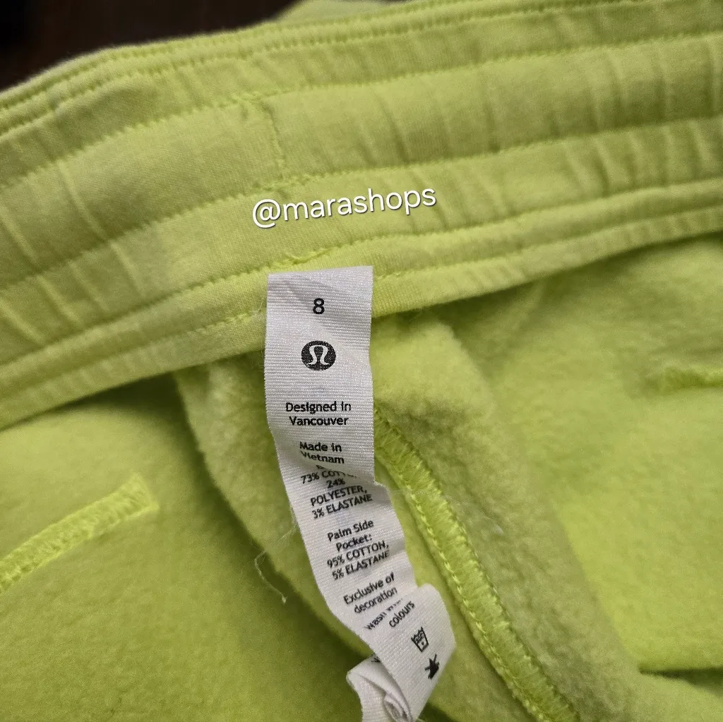 Lululemon Loungeful High Rise Short 4" Electric Lemon - Image 8