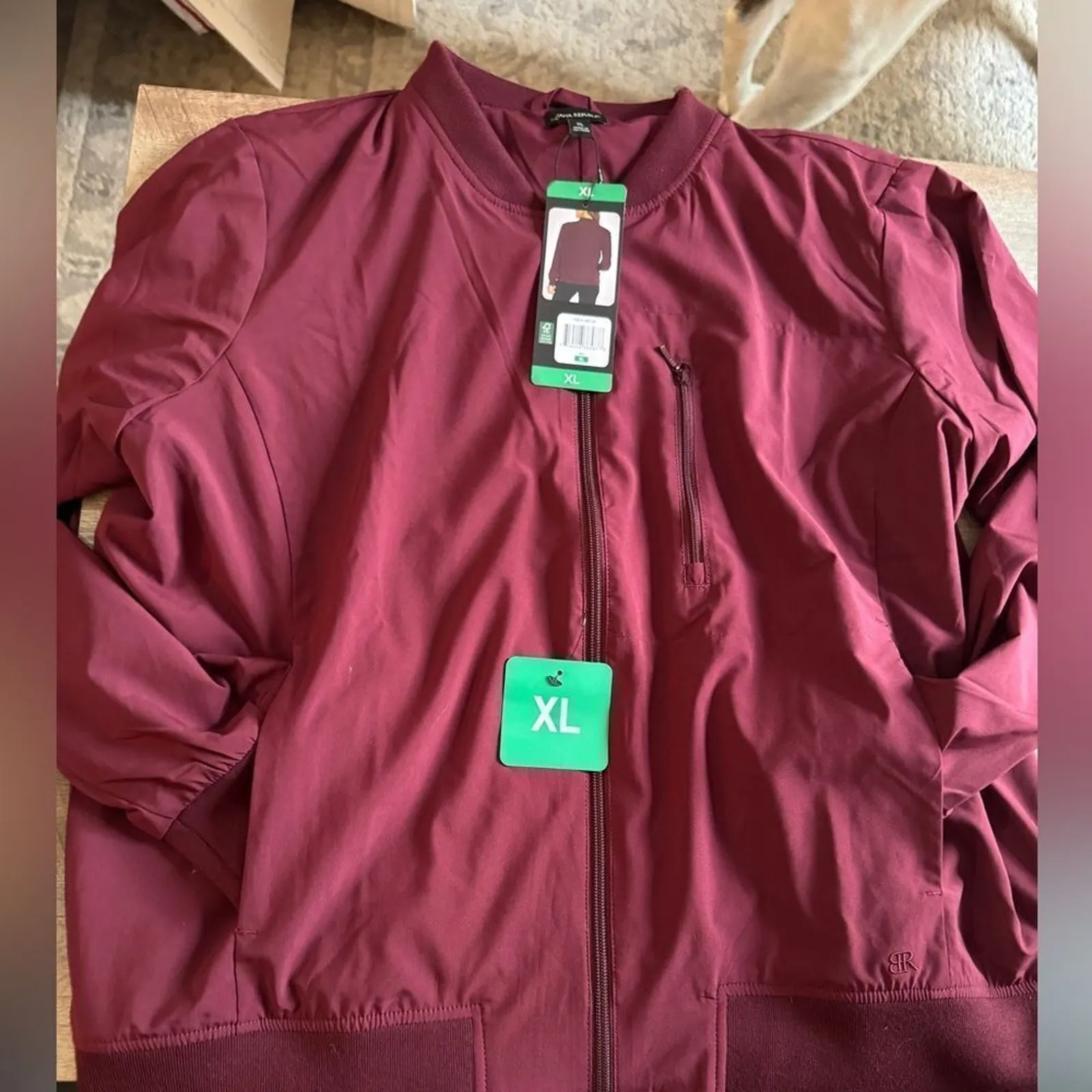 BANANA REPUBLIC BR SPORT Flyweight Bomber Jacket with Core Temp Sz XL New w/ Tag - Image 6