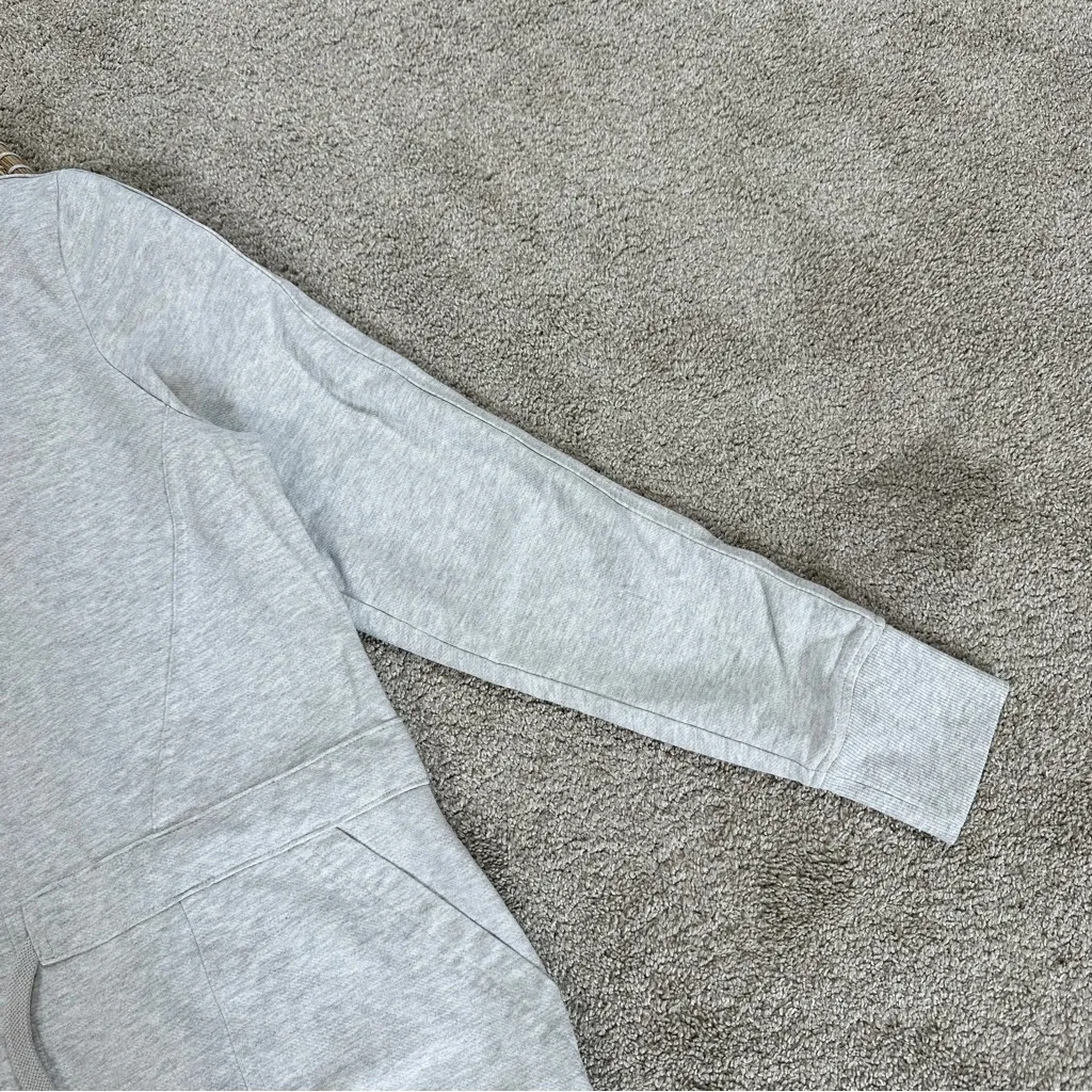 Athleta Women’s Farallon Heather Dress Longsleeve Drawstring in Heather Gray M - Image 7