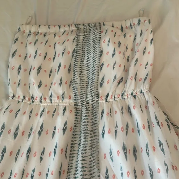 Joie strapless silk fully lined dress elastic waisted side slits perfect - Image 2