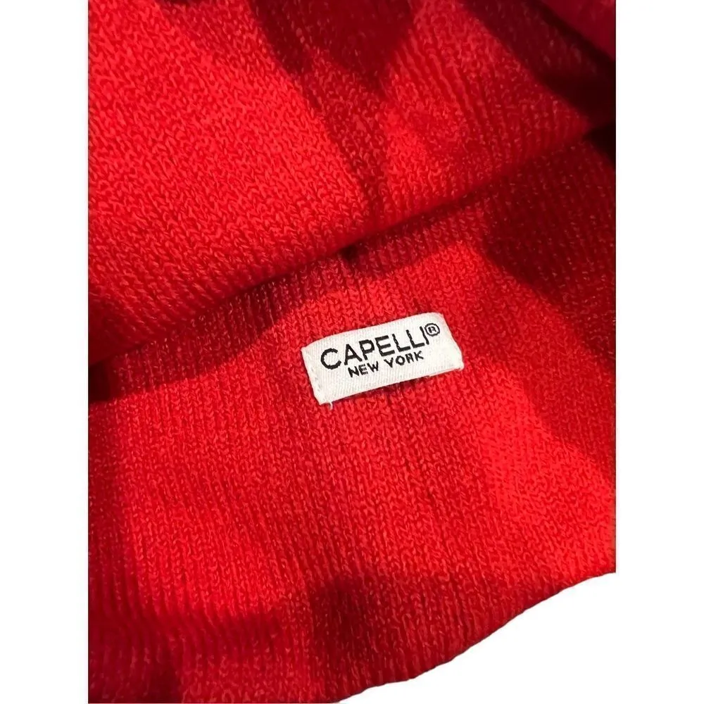 Christmas snowman Knit Hat with Pom Green - Image 4