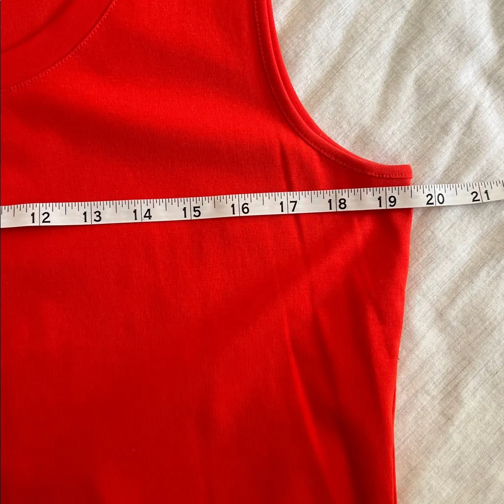 Lafayette 148 New York Women's Blazer Jacket and Top Matching Set Linen Red Size 10 - Image 6