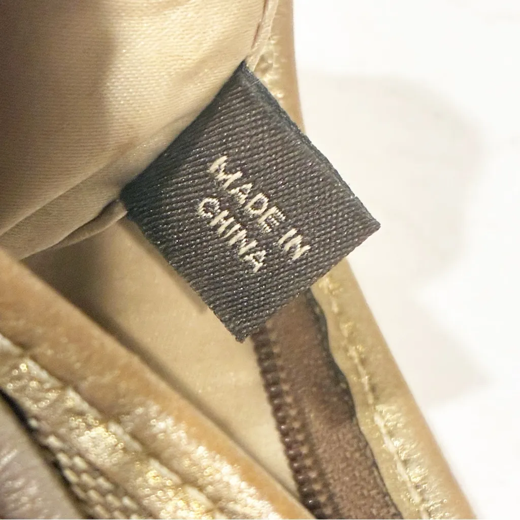 Coach Mini Signature Pouch Wristlet Gold Hardware Leather‎ Switch - Image 4