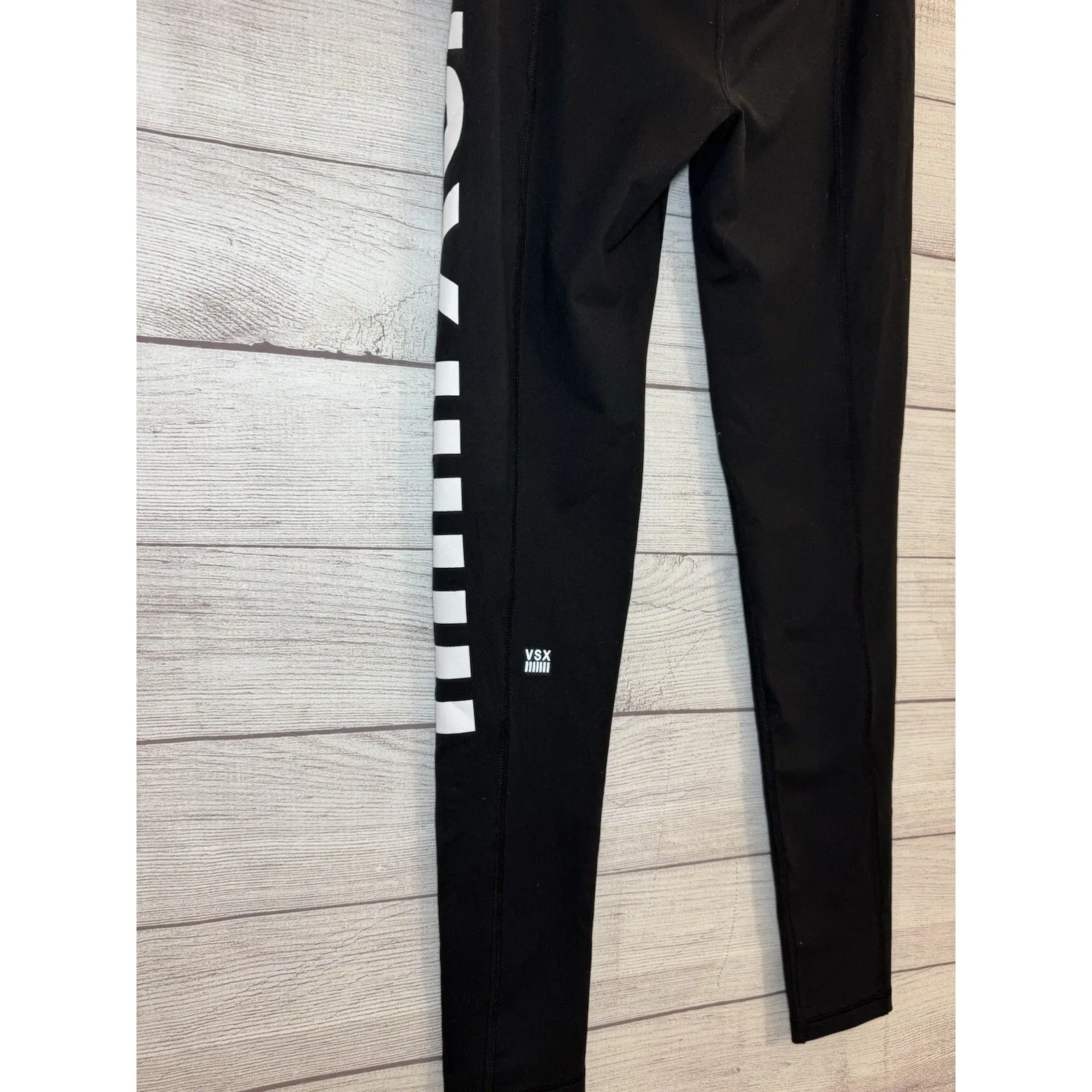 Victoria’s Secret Sport Womens Leggings Size M Black Skinny Leg Pull On - Image 5