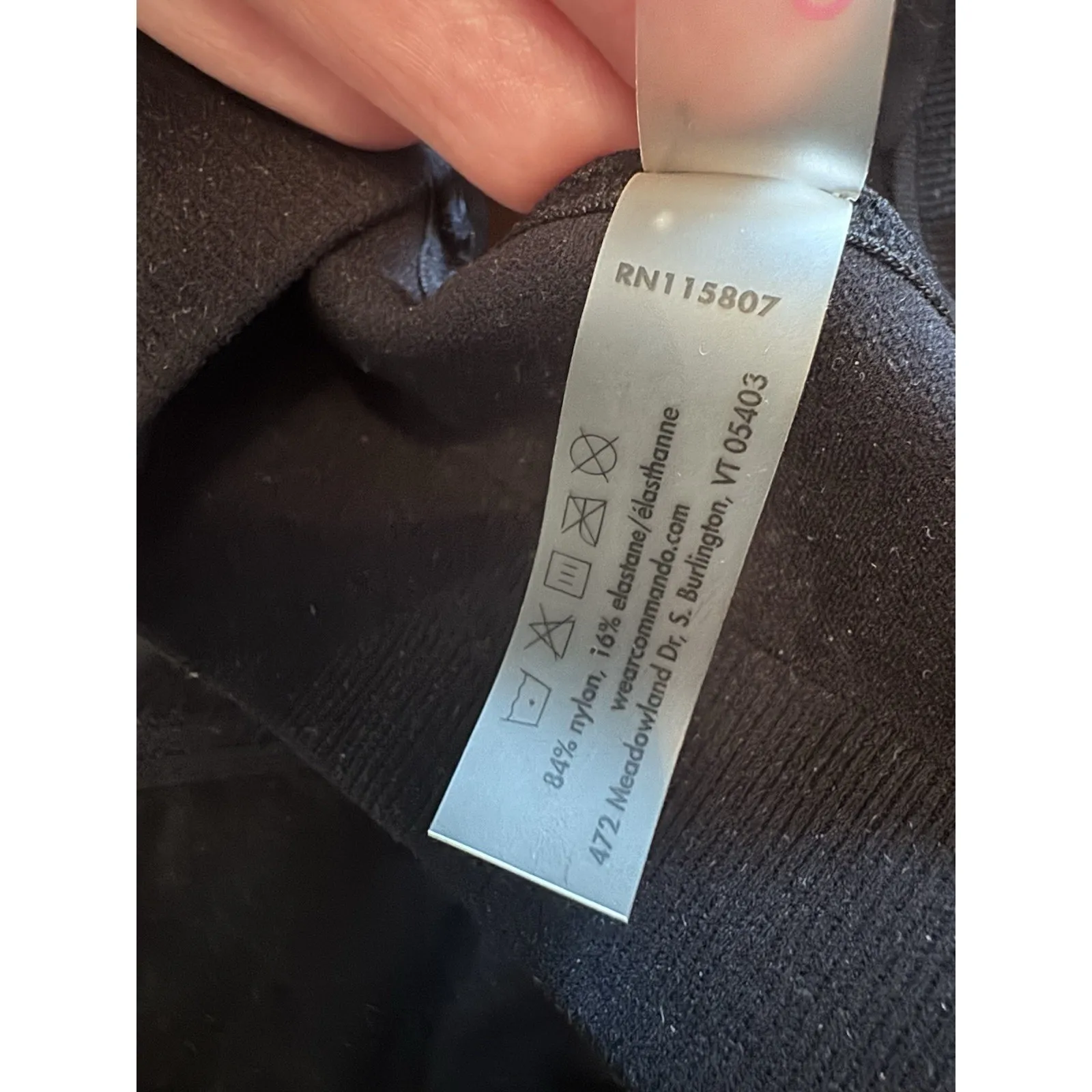 Commando Black Ballet Body Bralette L49128 Size S/M NWT $64 MSRP - Image 7