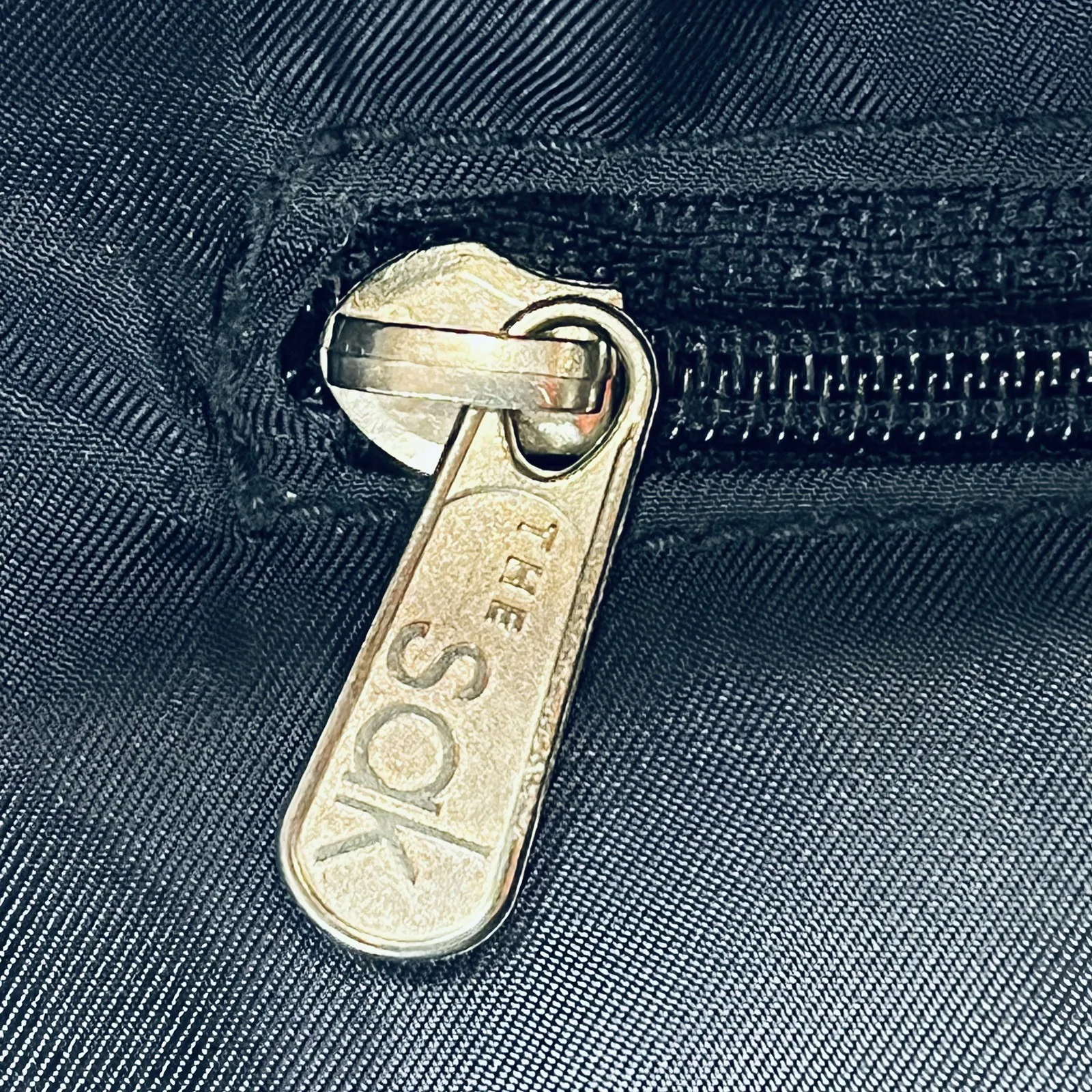 The Sak Shoulder Bag Crochet Purse NAVY BLUE Handmade 12" x 16" Boho Knit Hippie - Image 7