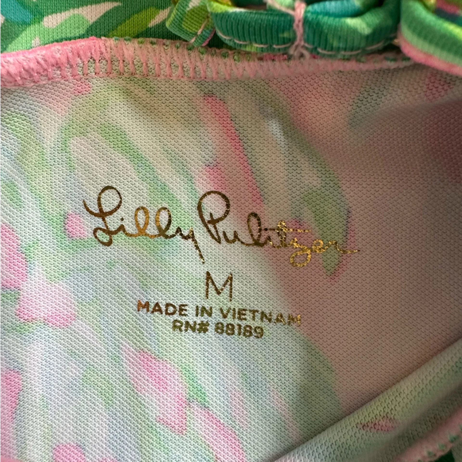 Lilly Pulitzer Lilshield Palm Tree UPF 50+ Cowl Neck Sun Shirt - Image 6