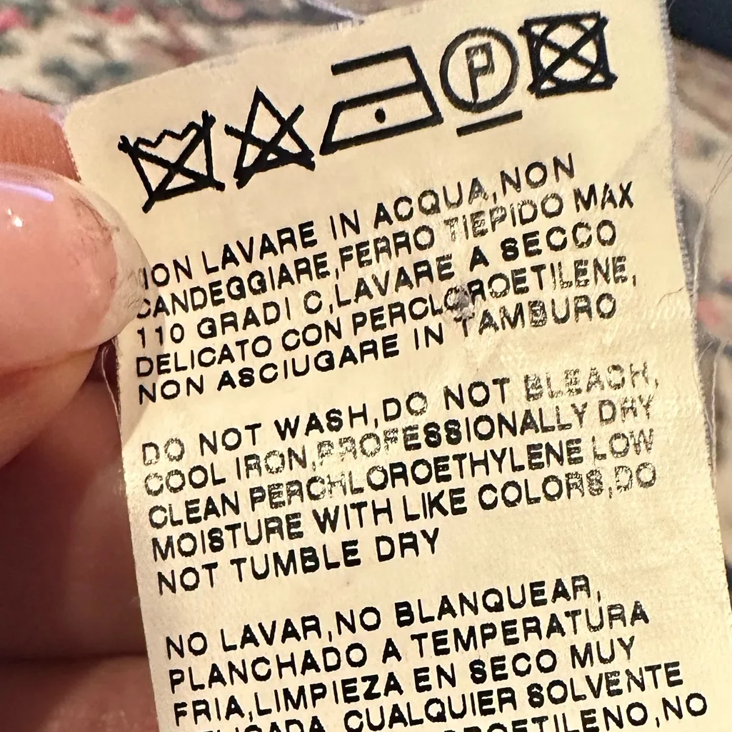 MaxMara Weekend Plaid Virgin Wool Blend Navy Blue Gray Front Pleat Skirt 6 - Image 8